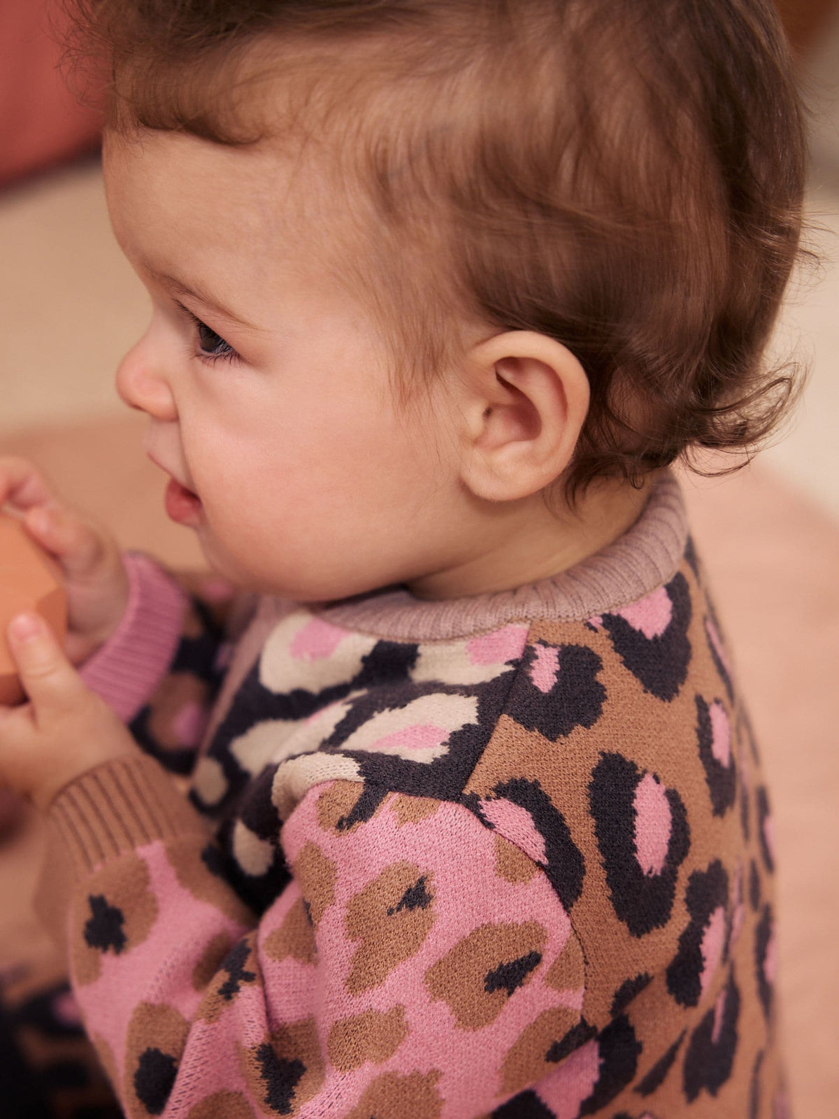 Leopard Knitted Cardigan and Leggings Baby Set 2 Piece (0mths-2yrs) - image 3