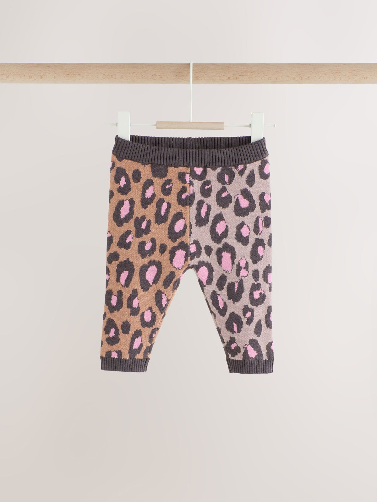 Leopard Knitted Cardigan and Leggings Baby Set 2 Piece (0mths-2yrs) - image 7
