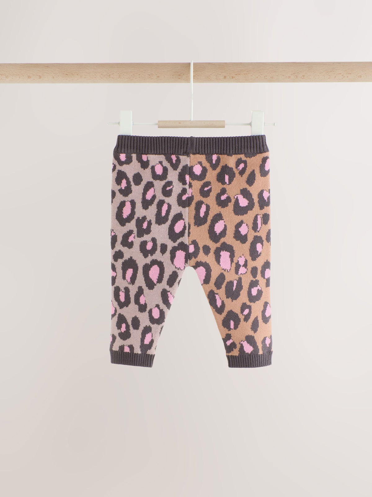 Leopard Knitted Cardigan and Leggings Baby Set 2 Piece (0mths-2yrs) - image 9