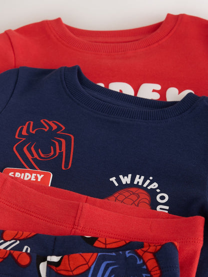 Red/Navy Spidey Snuggle Pyjamas 2 Pack (12mths-8yrs) - image 11