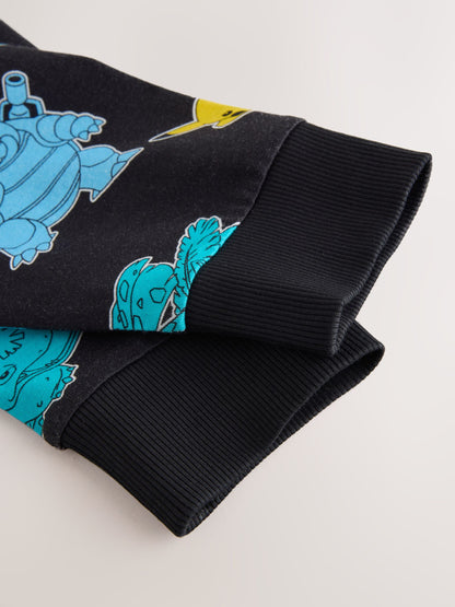 Black/Ecru Pokemon Jogger Pyjamas 2 Pack (3-14yrs) - image 7