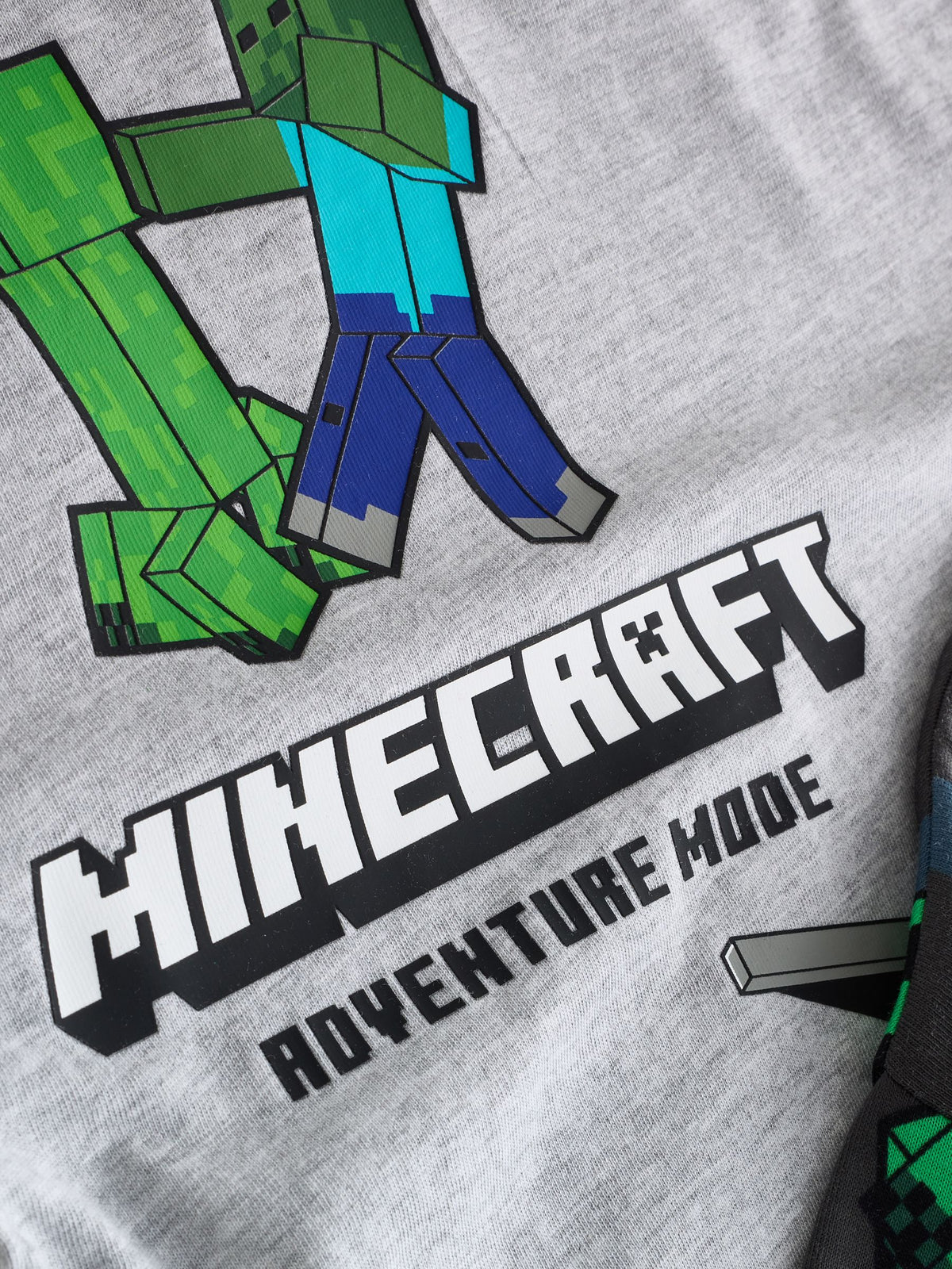 Blue/Grey Minecraft Jogger Pyjamas Set 2 Pack (5-16yrs) - image 6