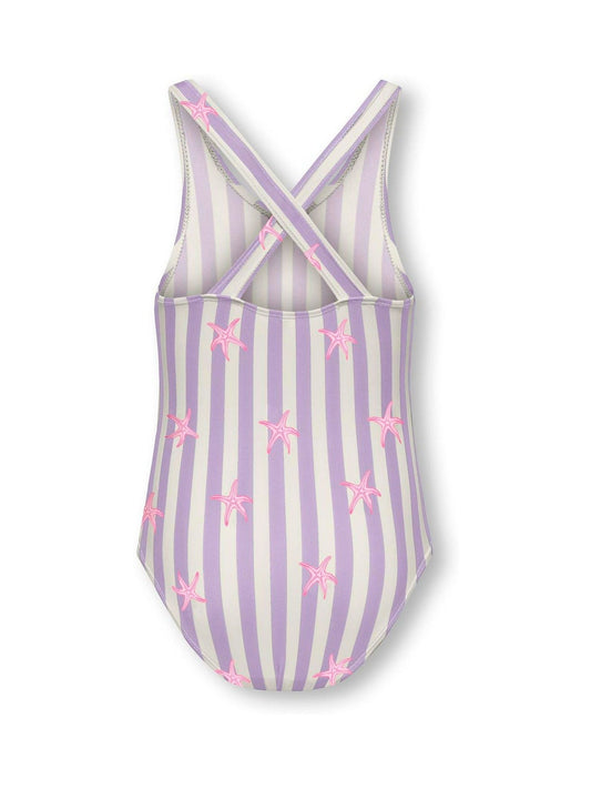 Dsiney Kidz - ONLY KIDS White Starfish Stripe Swimsuit image 2