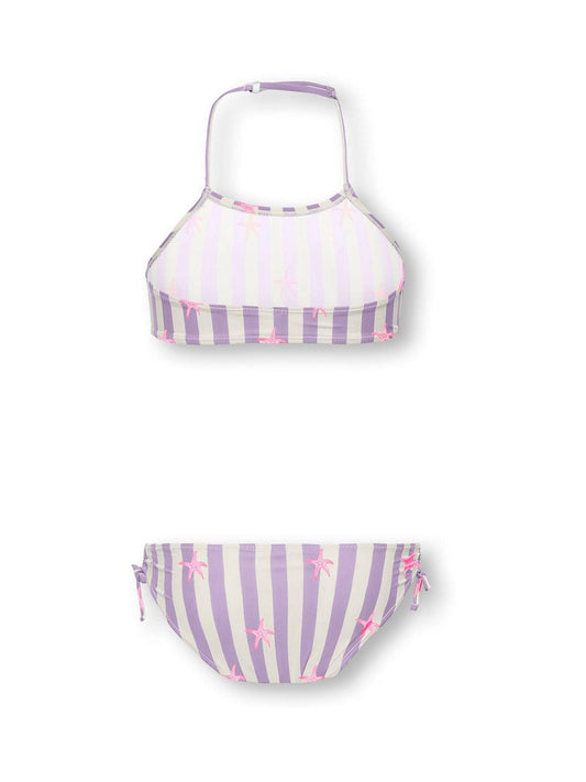 Dsiney Kidz - ONLY KIDS Purple Starfish Stripe Bikini image 2