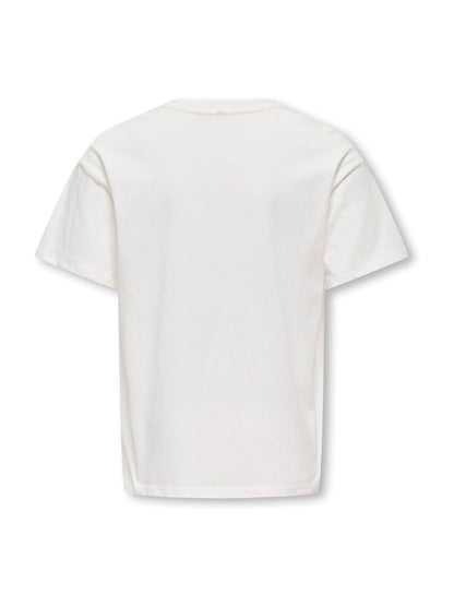 Dsiney Kidz - ONLY KIDS White Starfish Print Graphic T-Shirt image 2