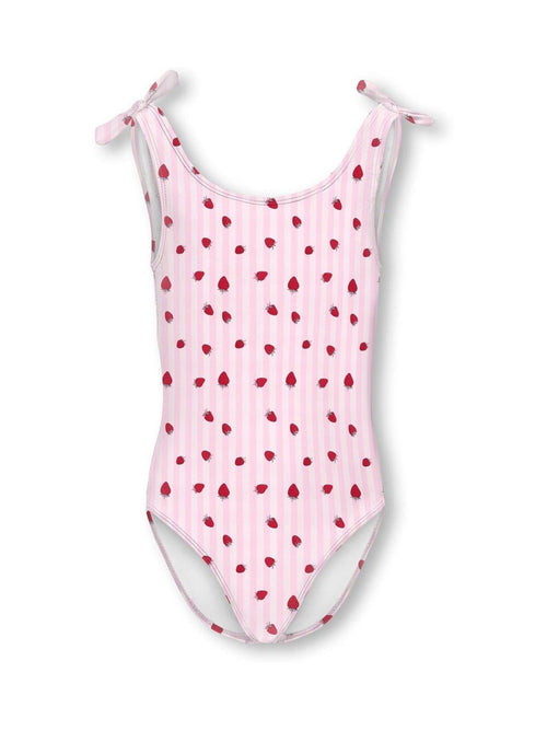 Dsiney Kidz - ONLY KIDS Red Strawberry Print Swimsuit image 1