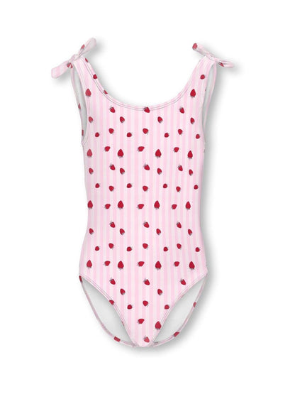Dsiney Kidz - ONLY KIDS Red Strawberry Print Swimsuit image 1