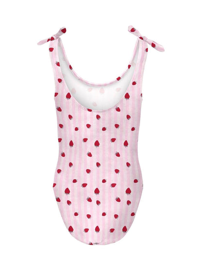Dsiney Kidz - ONLY KIDS Red Strawberry Print Swimsuit image 2