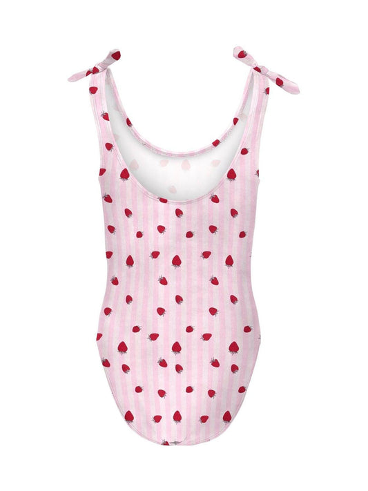Dsiney Kidz - ONLY KIDS Red Strawberry Print Swimsuit image 2