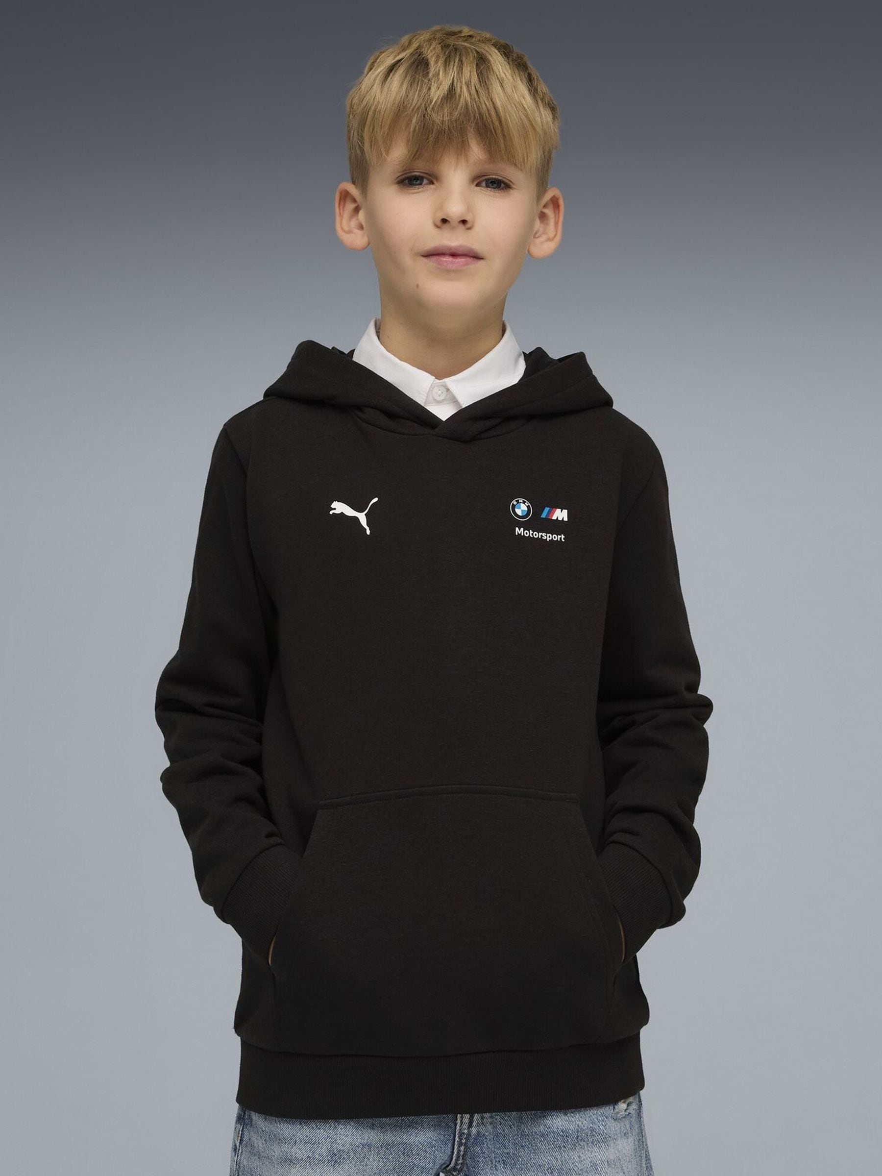 Dsiney Kidz - Puma Black BMW Motorsport Essentials Hoodie image 1