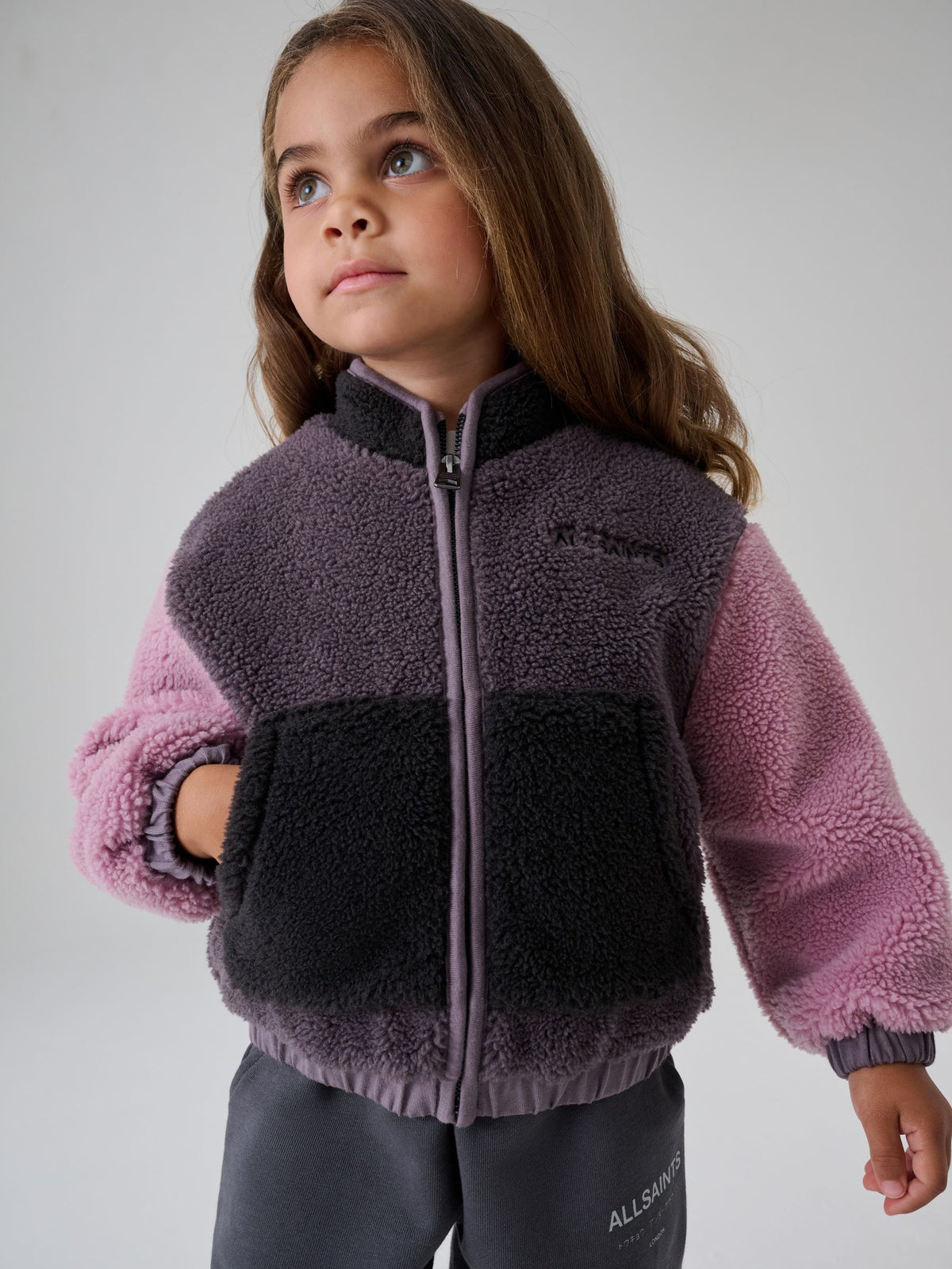 smALLSAINTS Pink Underground Fleece Jacket - image 1