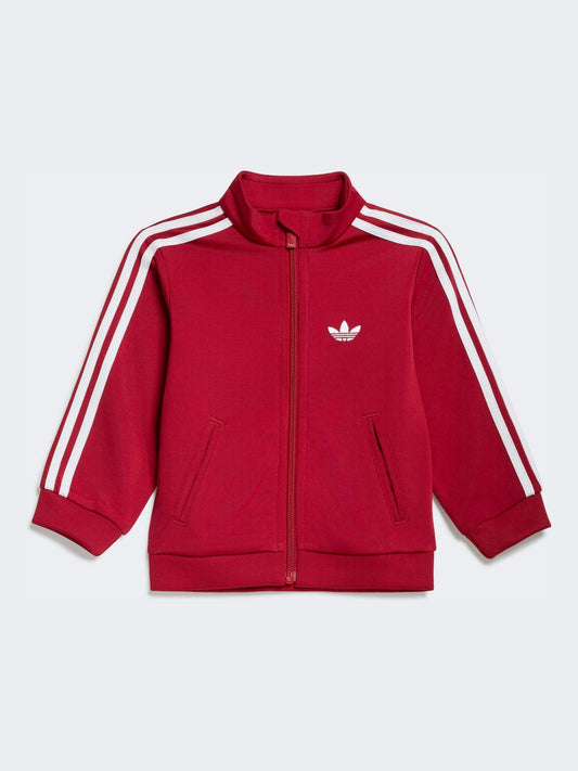 adidas Originals Red Firebird Younger Boys Tracksuits image 2
