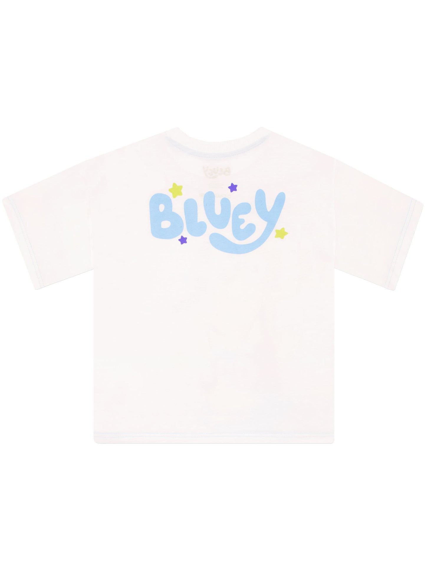 Character White Bluey Boxy T-Shirt image 3
