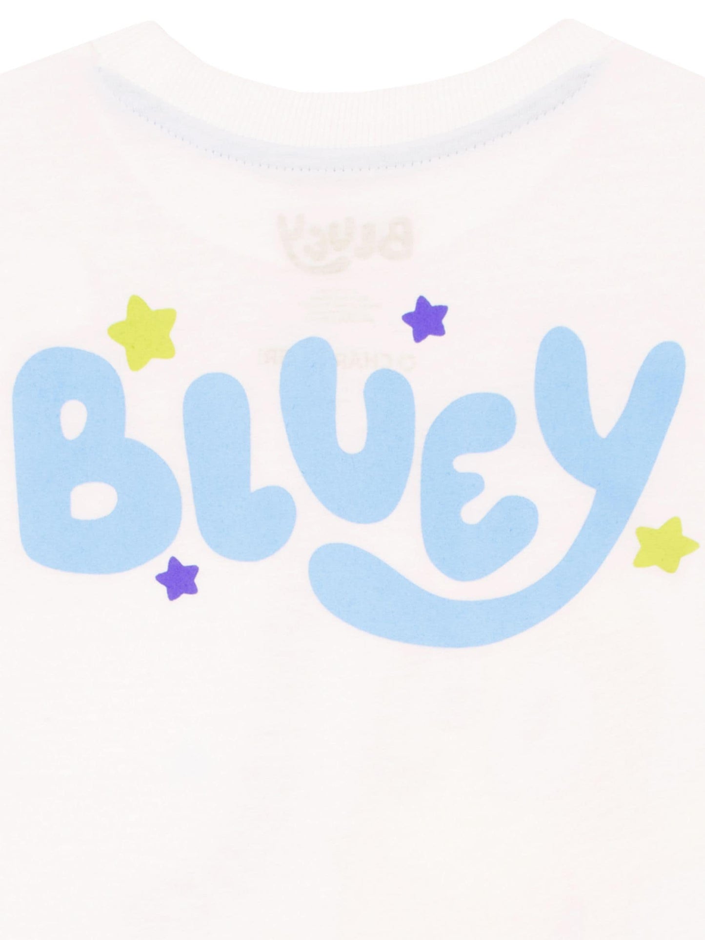 Character White Bluey Boxy T-Shirt image 4
