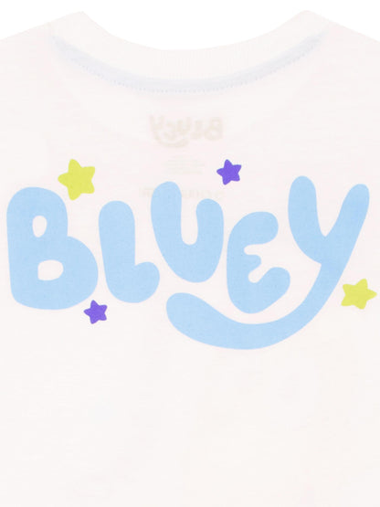 Character White Bluey Boxy T-Shirt image 4