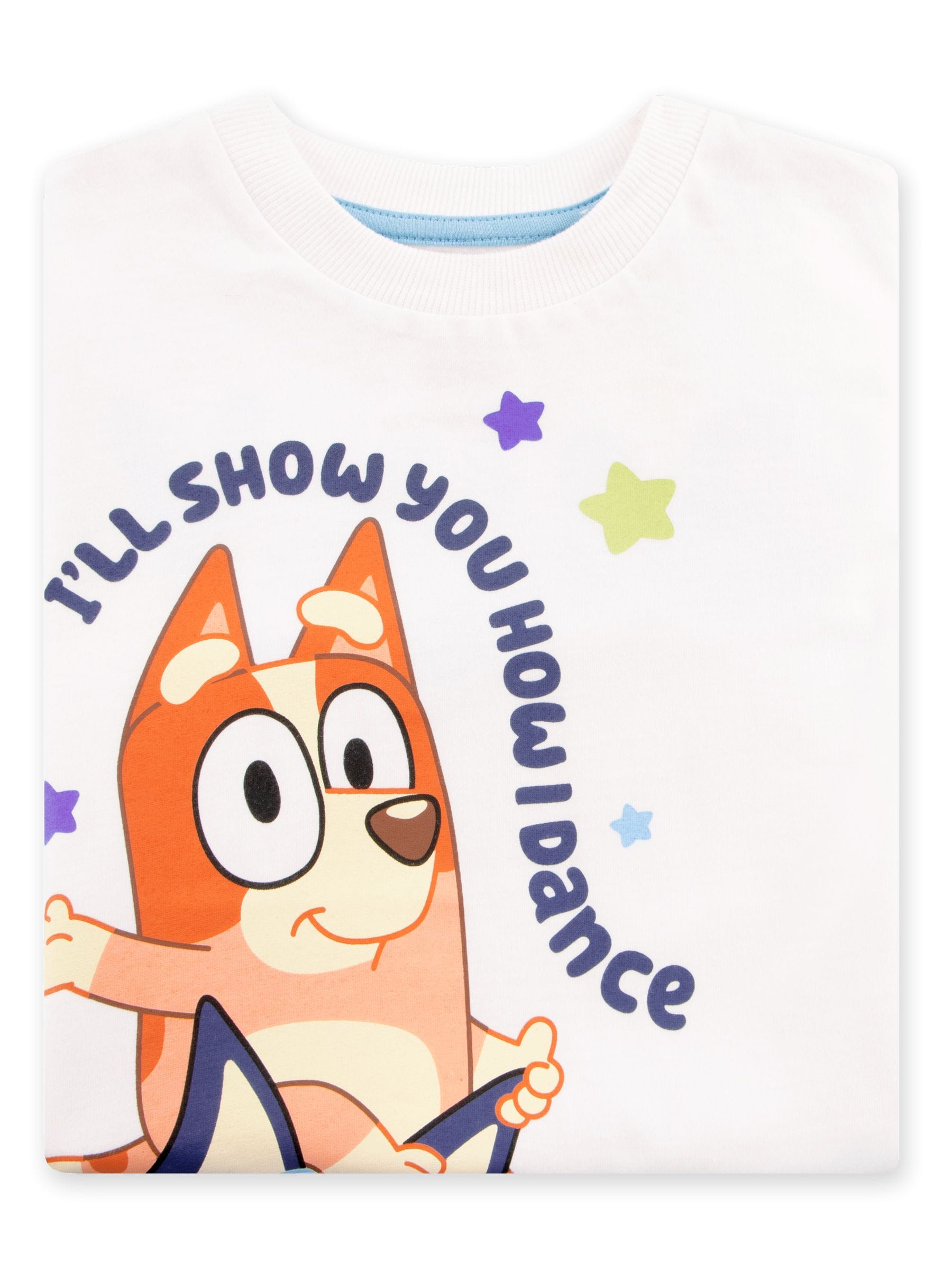 Character White Bluey Boxy T-Shirt image 6