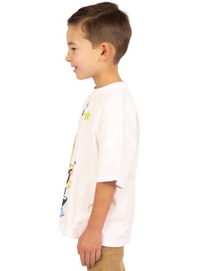 Character White Bluey Boxy T-Shirt image 9