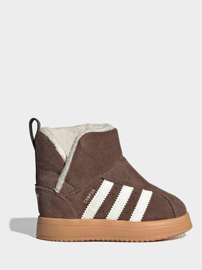 Dsiney Kidz - adidas Originals Brown CAMPUS 00s Winter Mid Trainers image 1