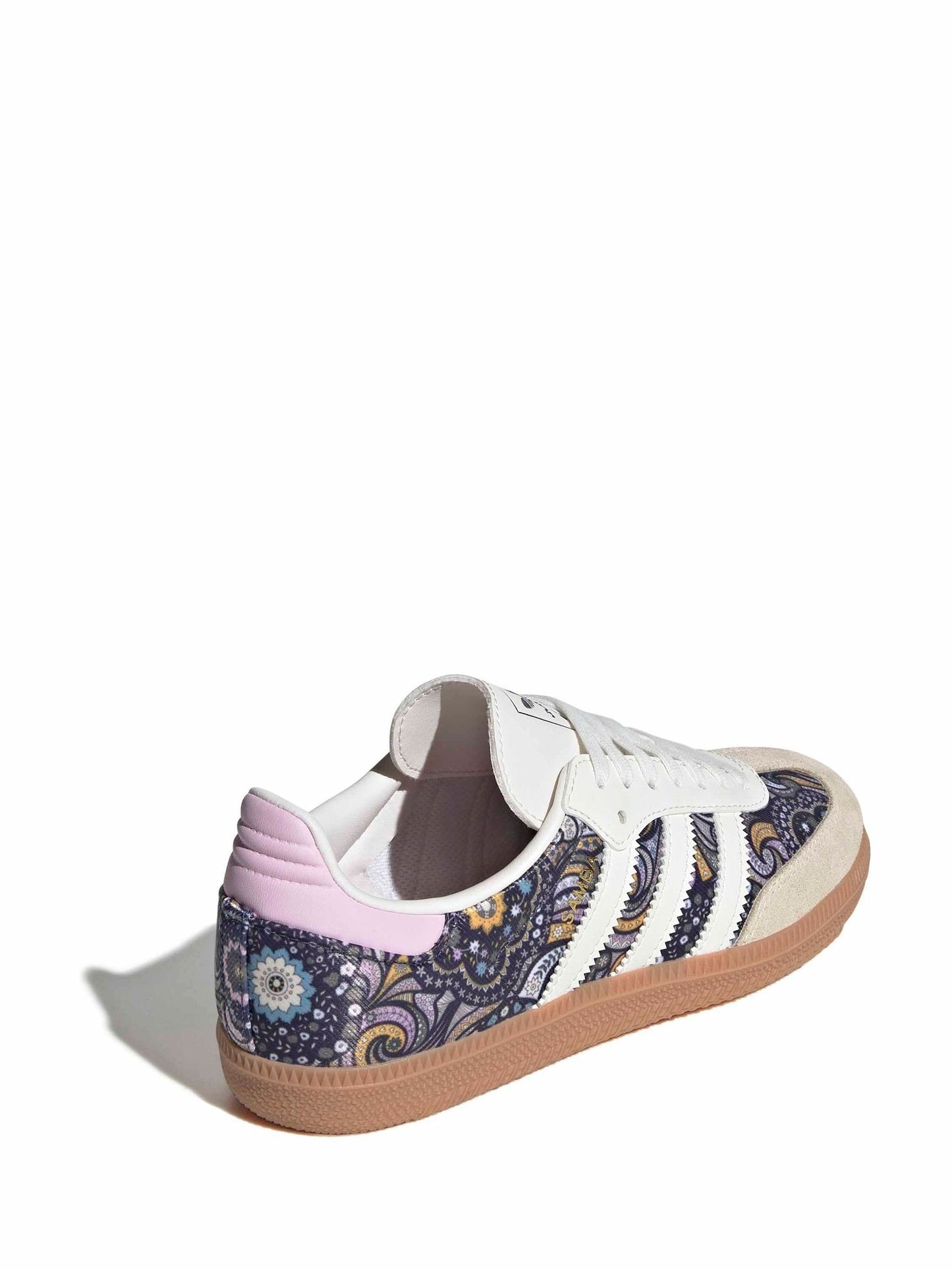 adidas Originals Navy Blue Liberty London Samba OG Trainers image 2