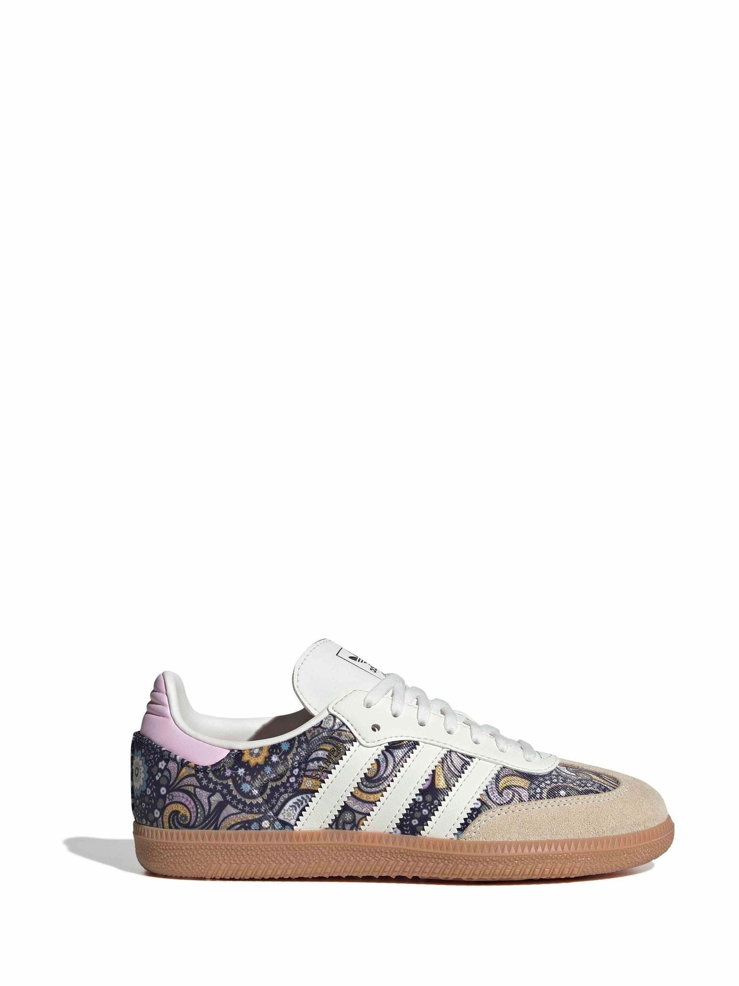 adidas Originals Navy Blue Liberty London Samba OG Trainers image 4