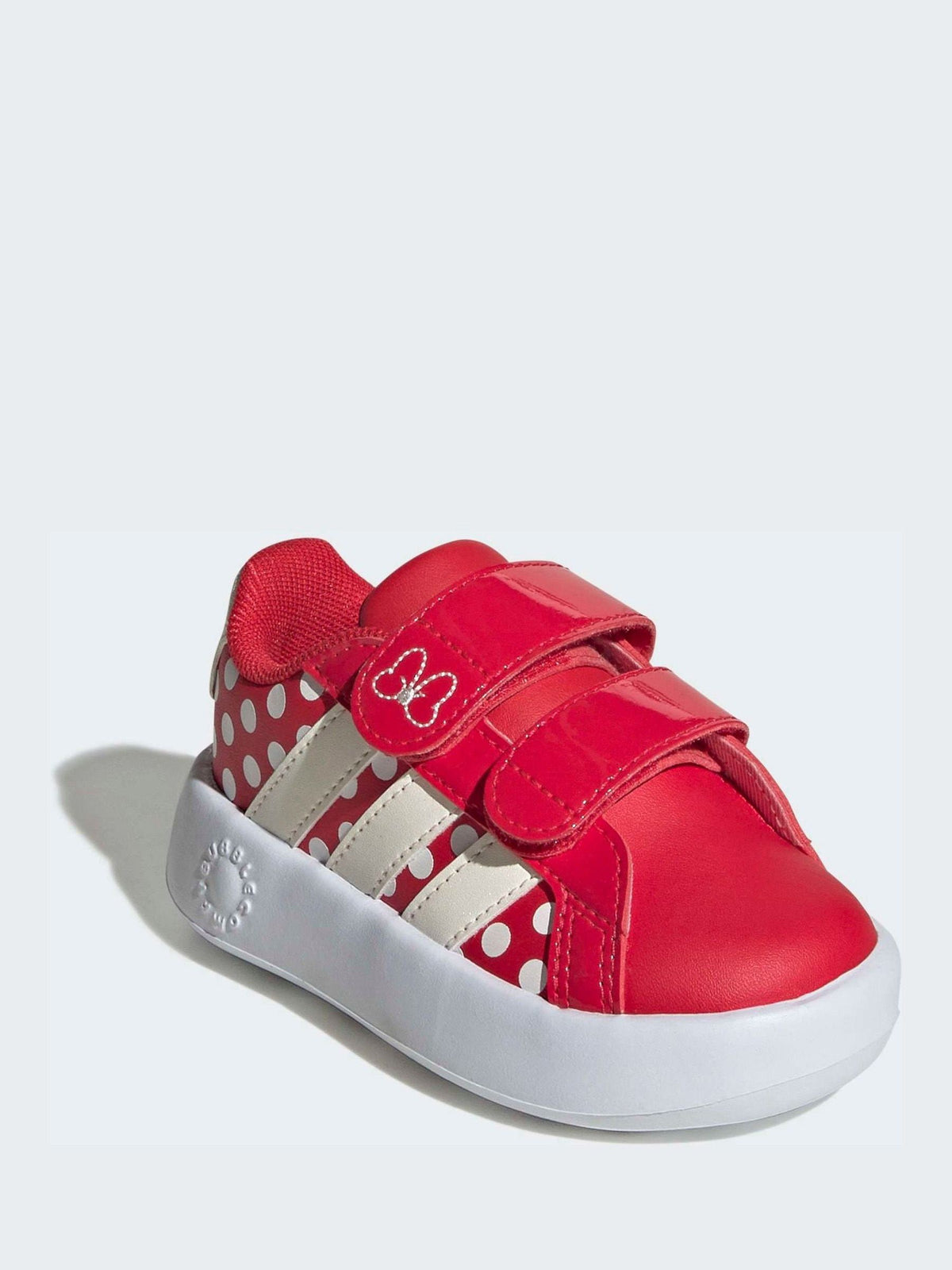 adidas Red Grand Court Minnie Younger Boys Trainers - image 3