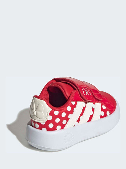adidas Red Grand Court Minnie Younger Boys Trainers - image 4