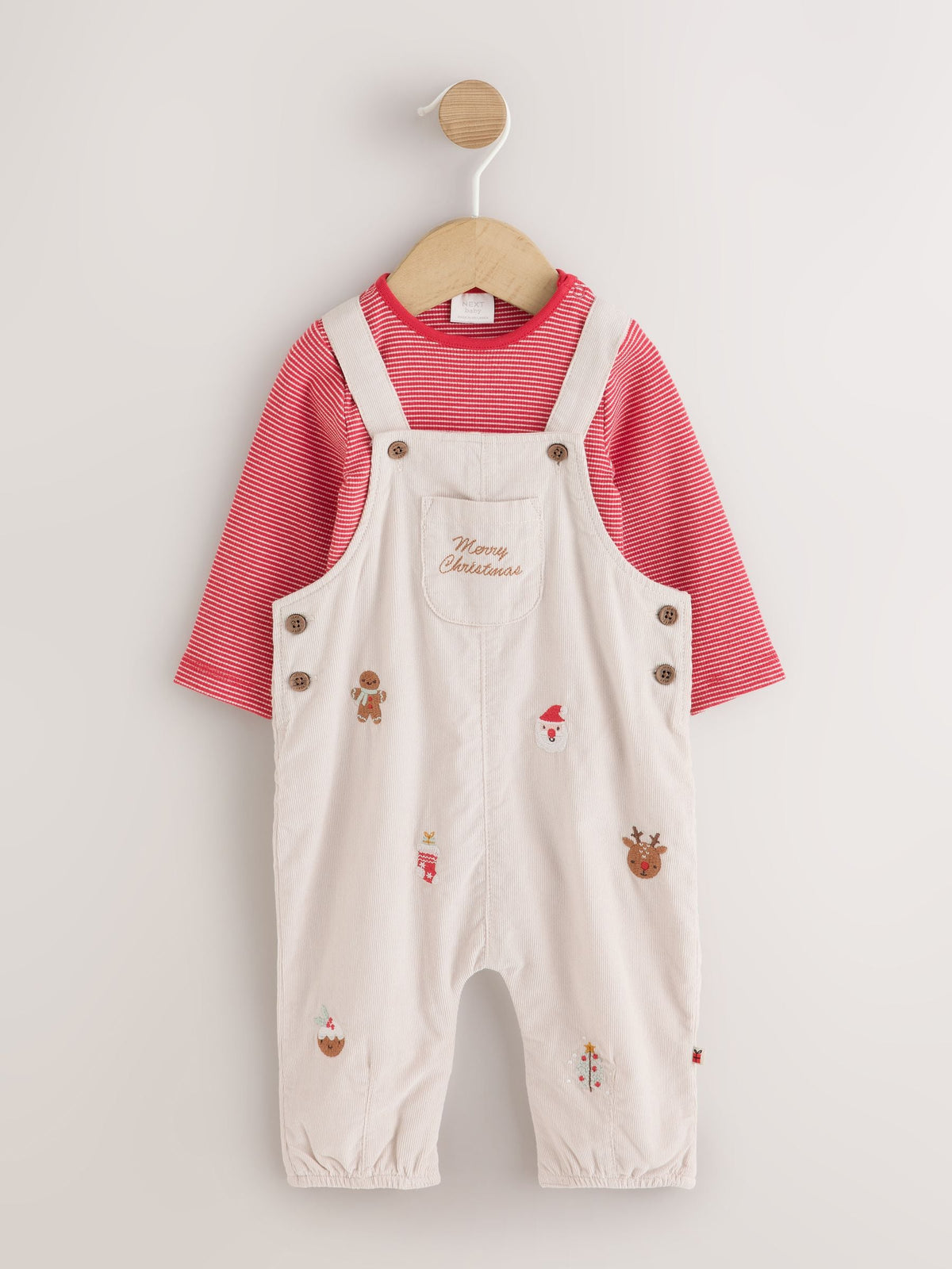 Neutral Cord Dungarees and Bodysuit Baby Set (0mths-2yrs) - image 1