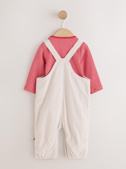 Neutral Cord Dungarees and Bodysuit Baby Set (0mths-2yrs) - image 2