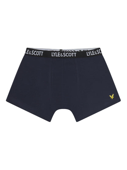 Dsiney Kidz - Lyle & Scott Grey Markus Underwear Boxer Trunks 3 Pack image 2