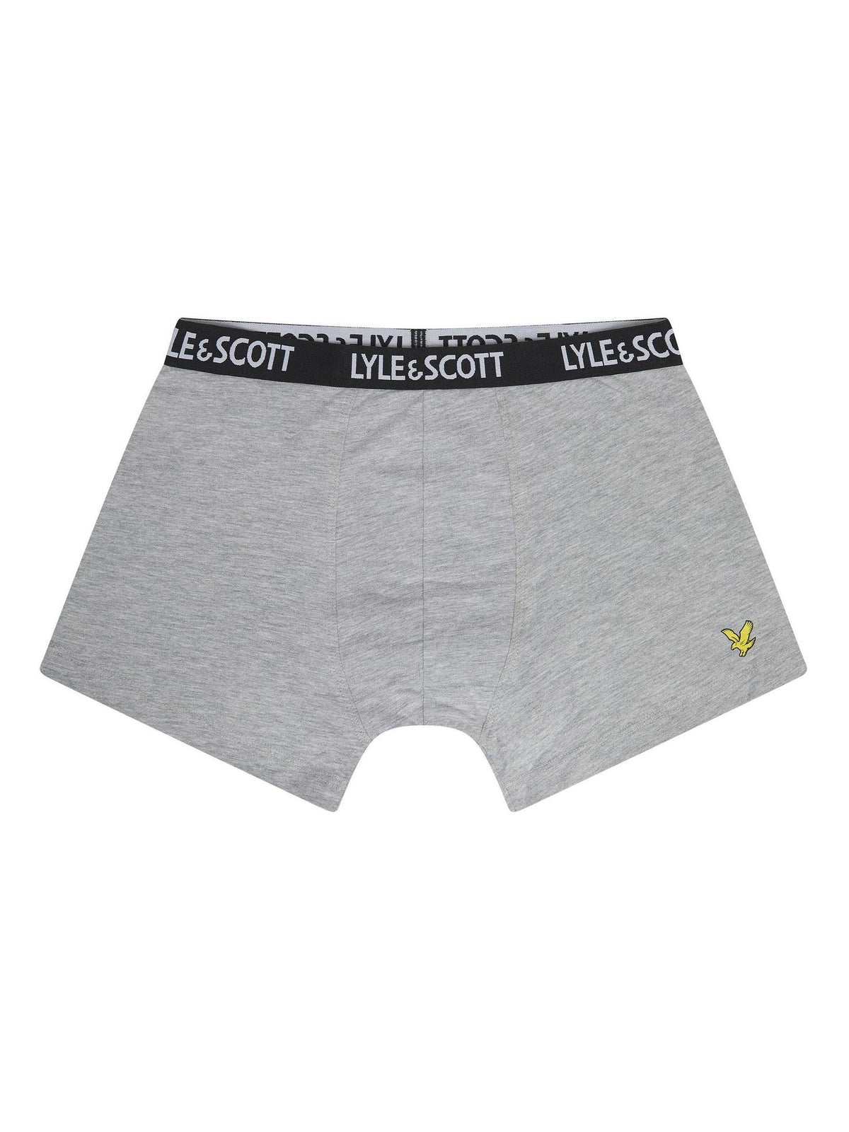 Dsiney Kidz - Lyle & Scott Grey Markus Underwear Boxer Trunks 3 Pack image 3