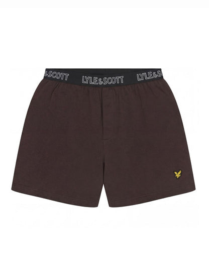 Lyle & Scott Brown Caster Sleepwear Short Set - image 3