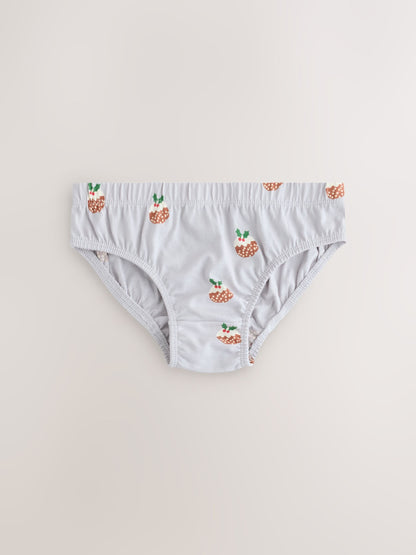 Red Chrismas Print Briefs 5 Pack (1.5-12yrs) - image 6