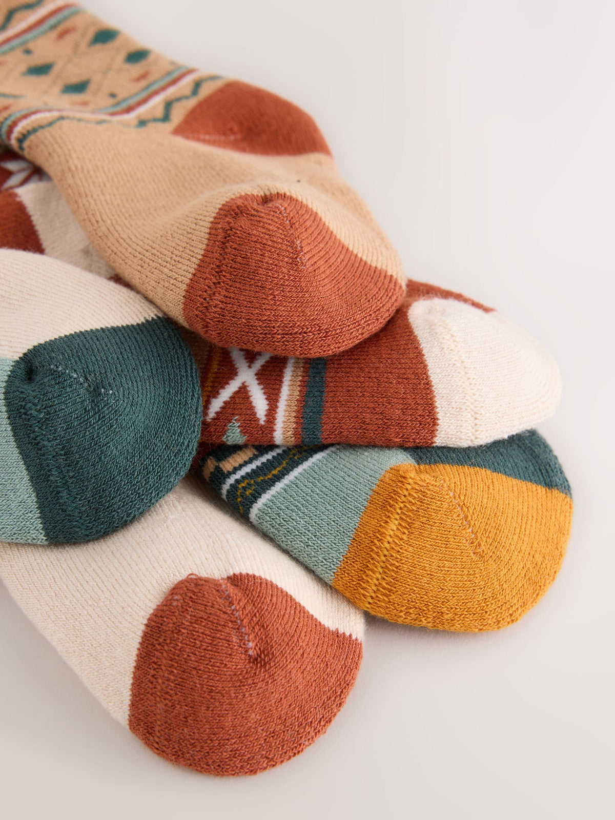 Multi Cosy Terry Cotton Rich Socks 5 Pack - image 3