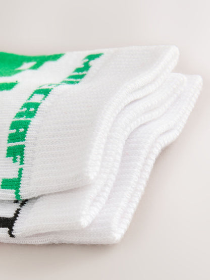 Minecraft Cotton Rich License Christmas Socks 3 Pack - image 3