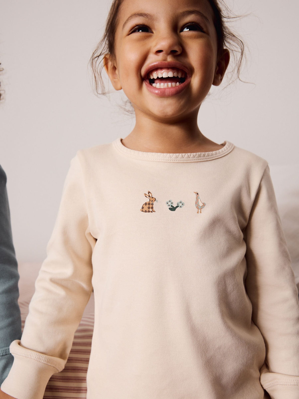 Cream/Blue Snuggle Pyjamas 3 Pack (9mths-12yrs) (9mths-12yrs) - image 6