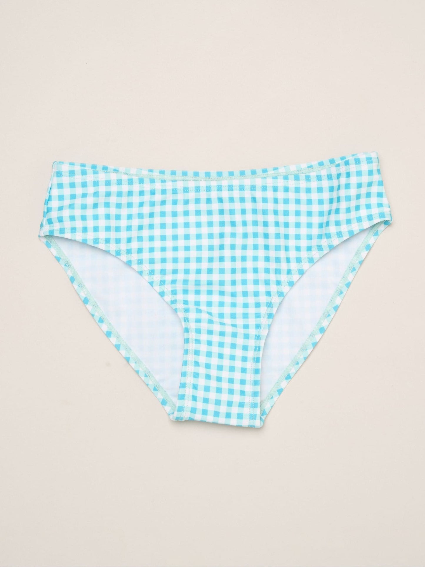 Miss Blue Gingham Bikini Set With Scrunchie image 5