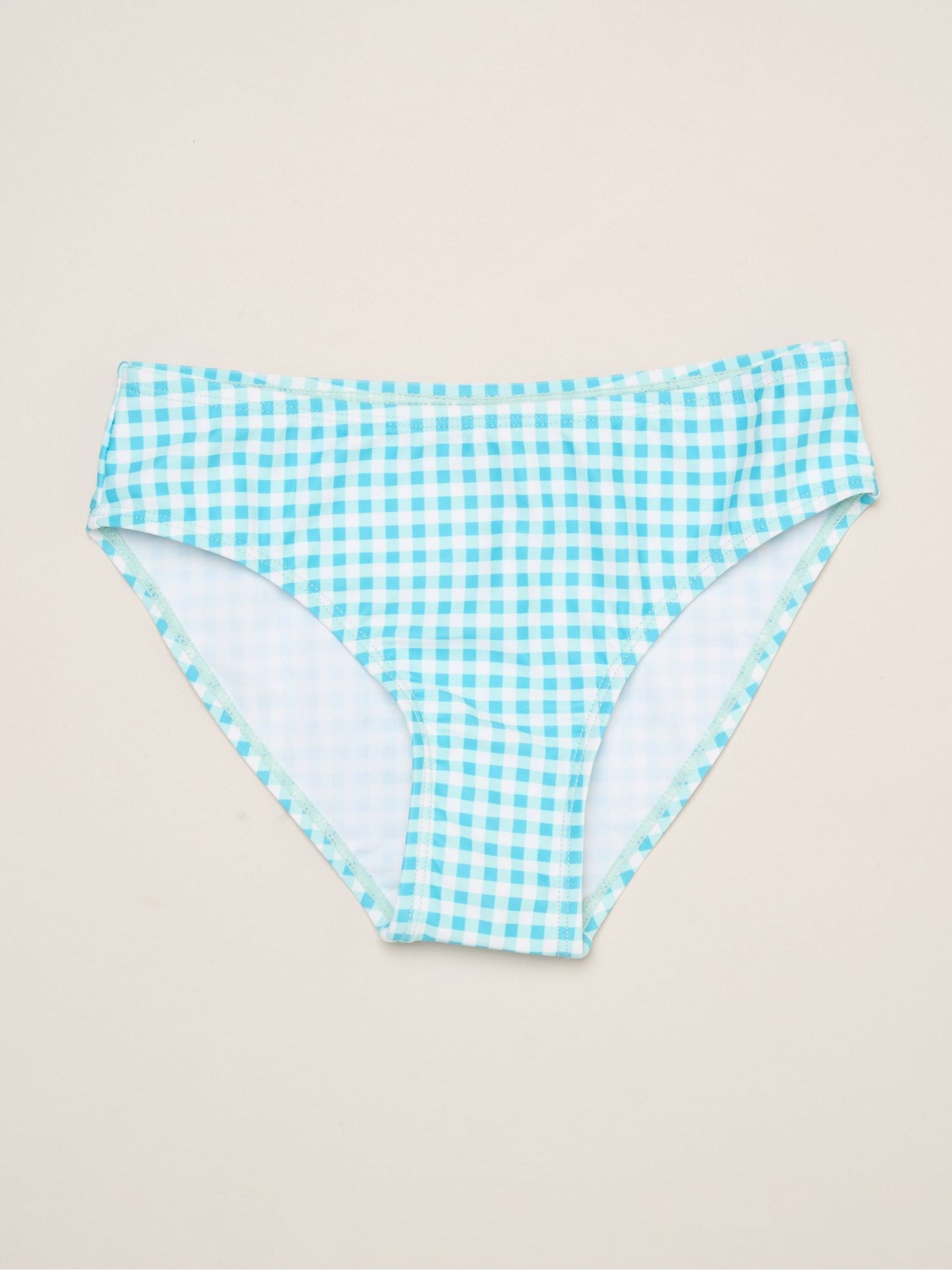 Miss Blue Gingham Bikini Set With Scrunchie image 5