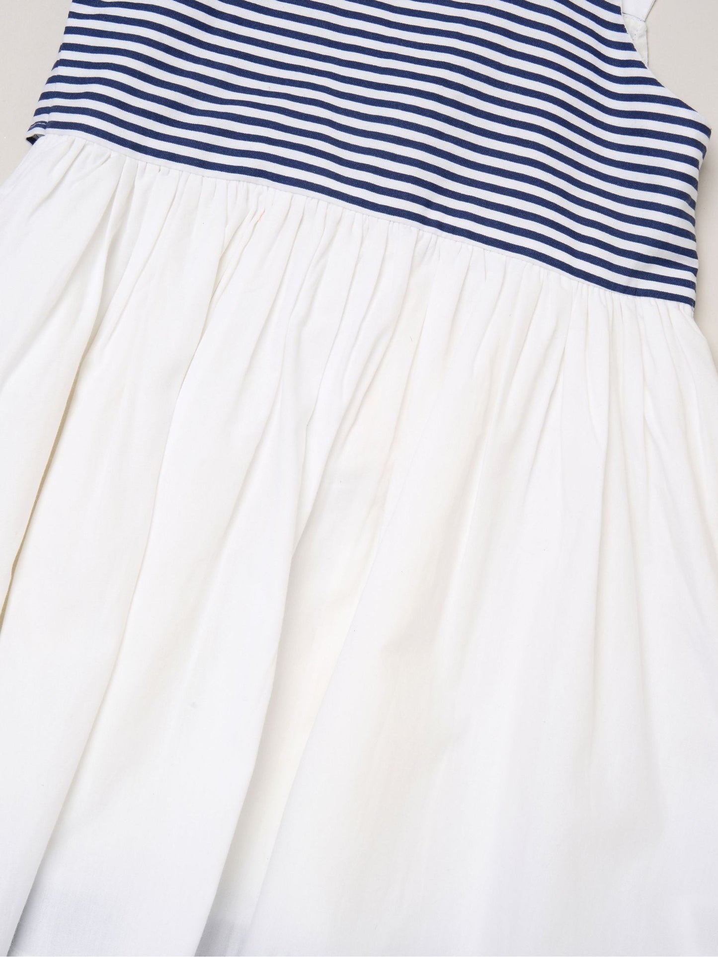 Dsiney Kidz - Miss White Stripe Panel Bow Back Dress image 3