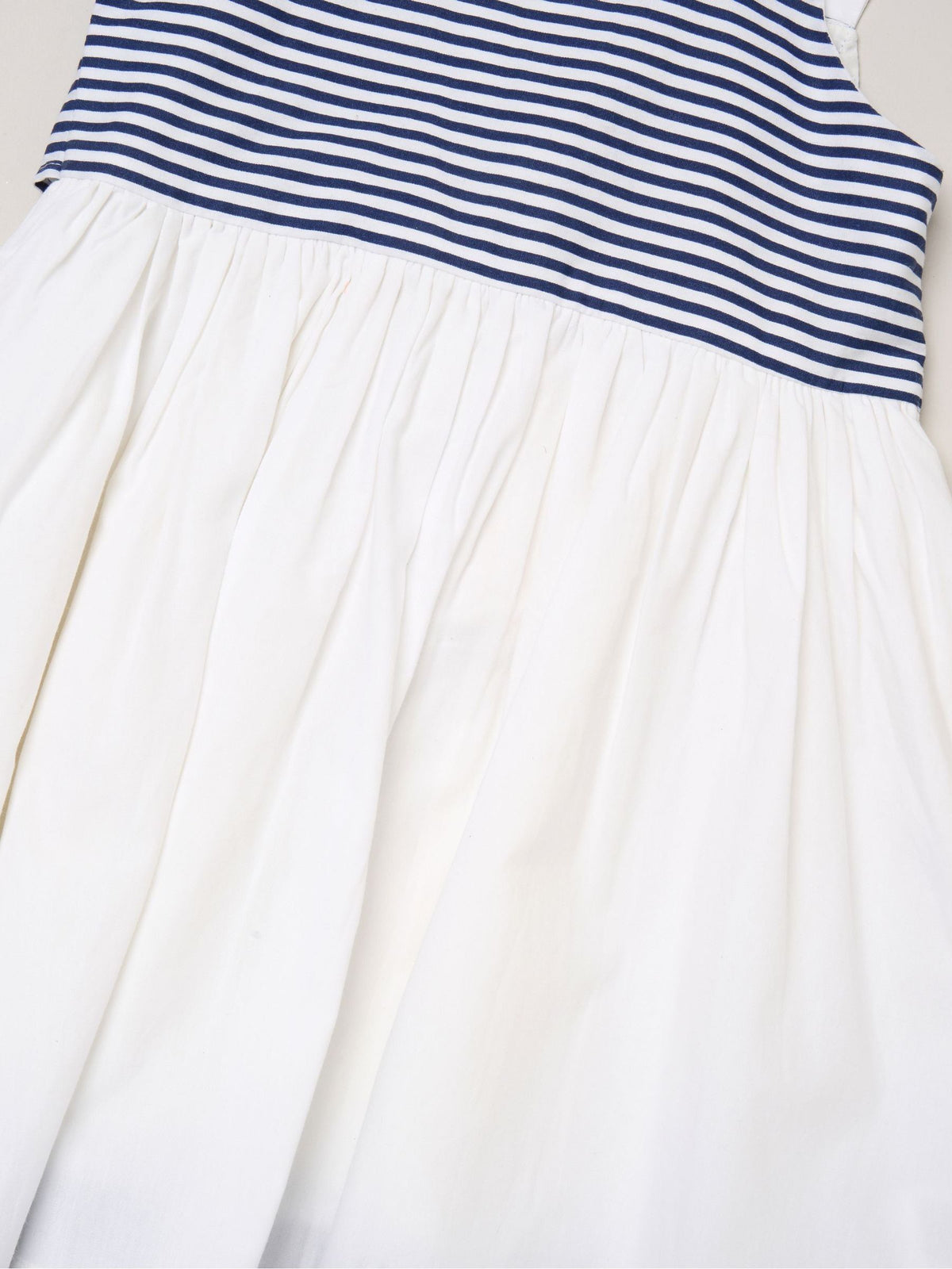 Dsiney Kidz - Miss White Stripe Panel Bow Back Dress image 3