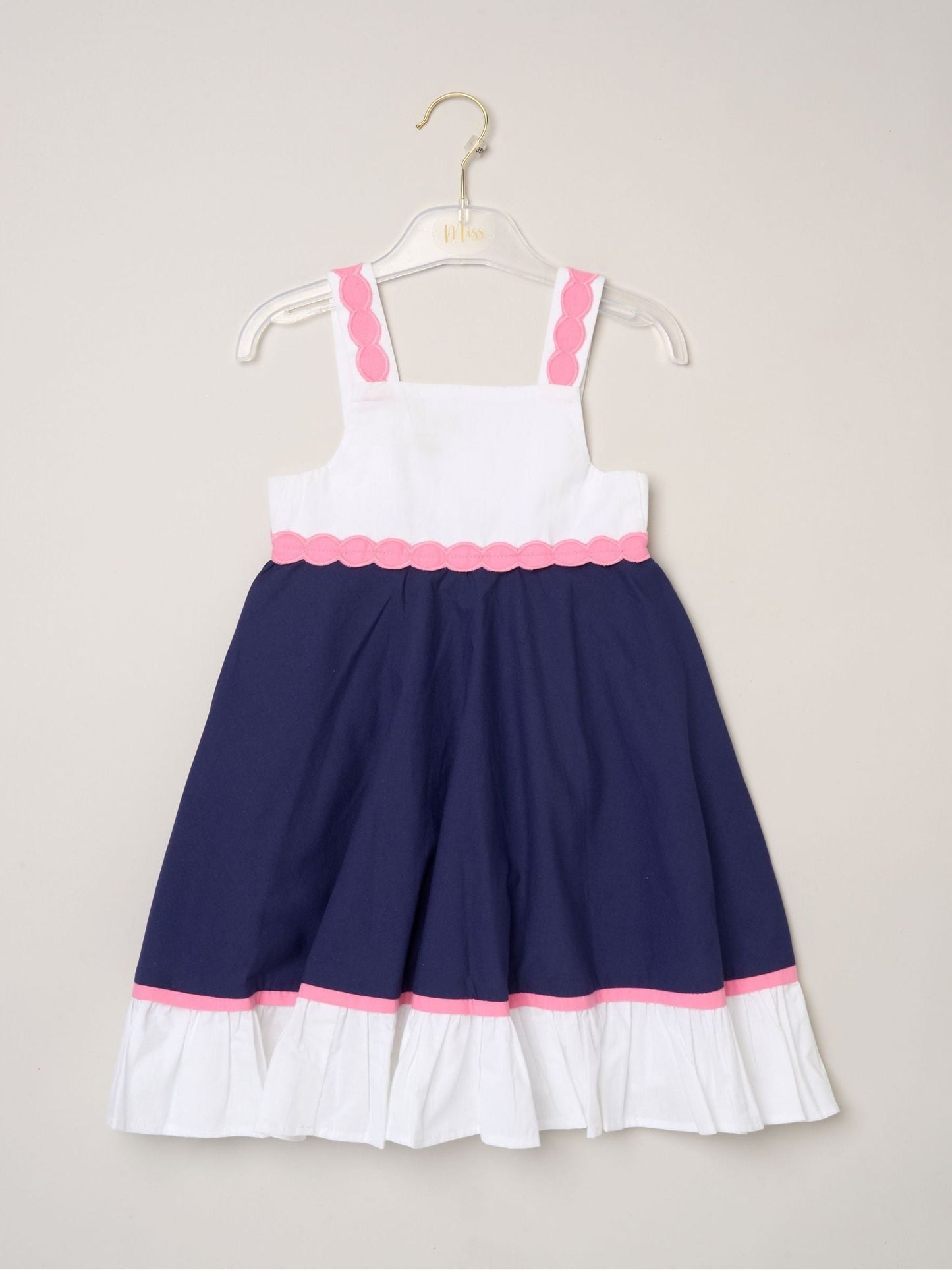 Dsiney Kidz - Miss Blue Scalloped Trim Summer Dress image 2