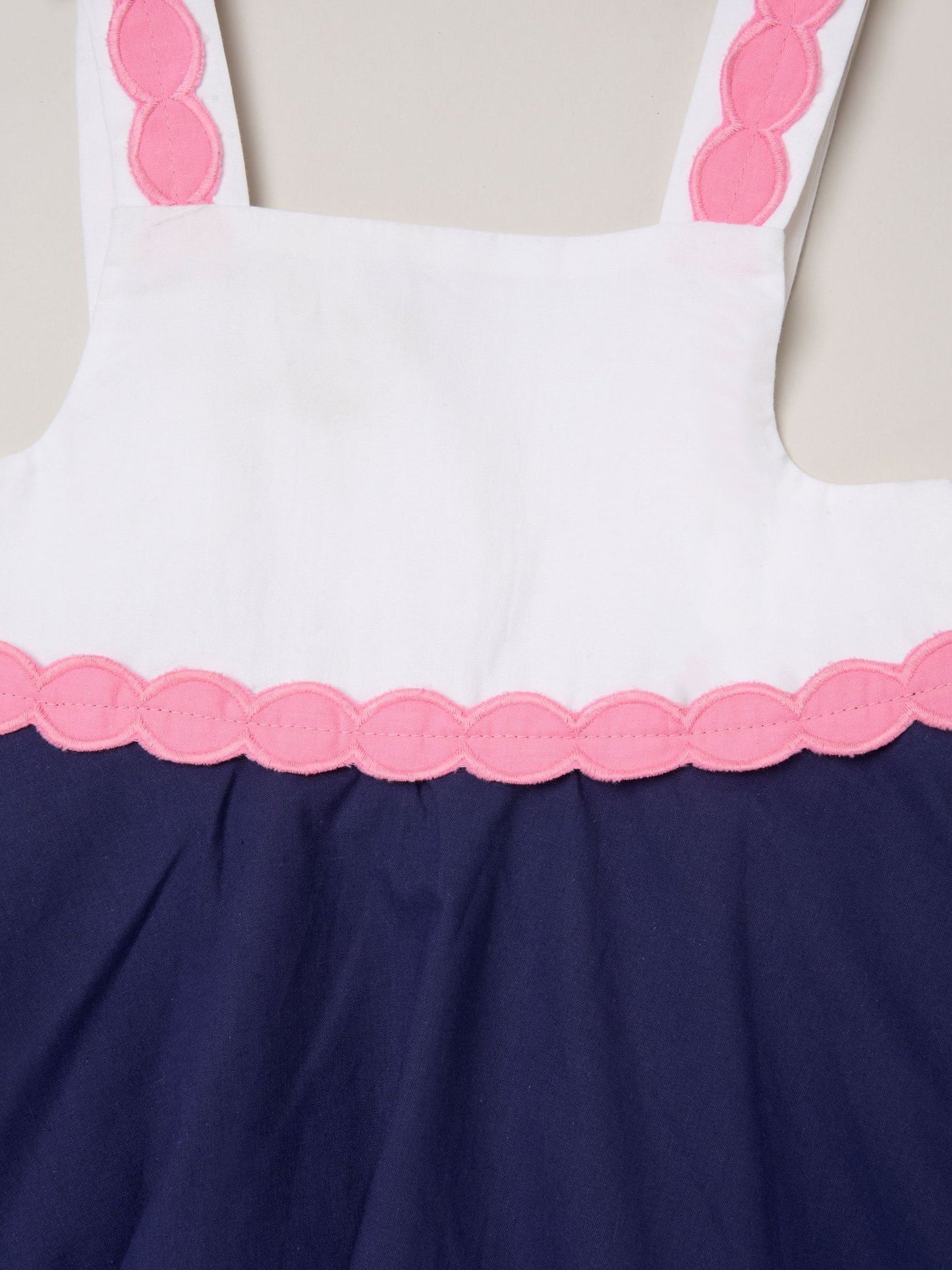 Dsiney Kidz - Miss Blue Scalloped Trim Summer Dress image 3