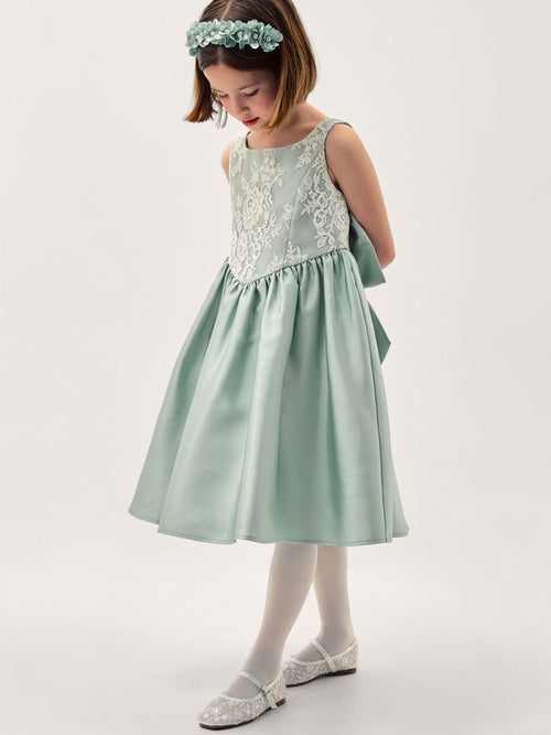 Dsiney Kidz - Monsoon Sage Green Juno Lace Bodice Party Dress image 1