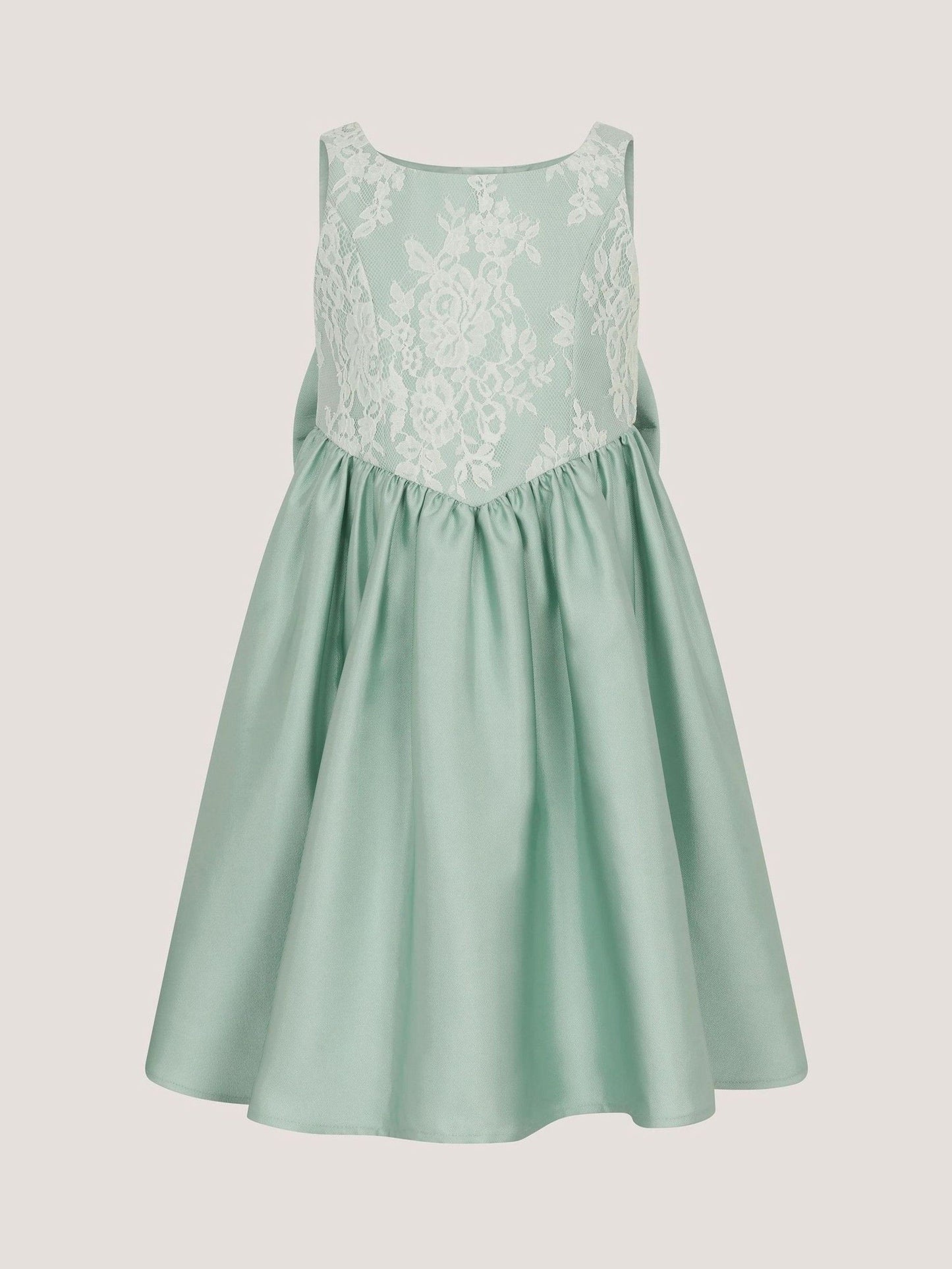 Monsoon Sage Green Juno Lace Bodice Party Dress image 1