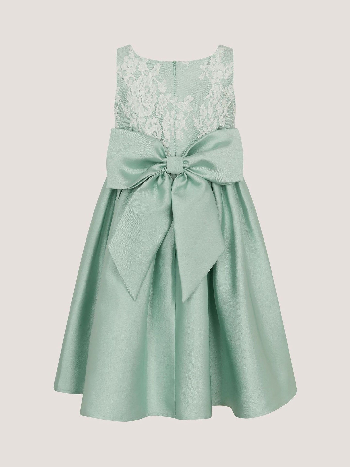 Monsoon Sage Green Juno Lace Bodice Party Dress image 2