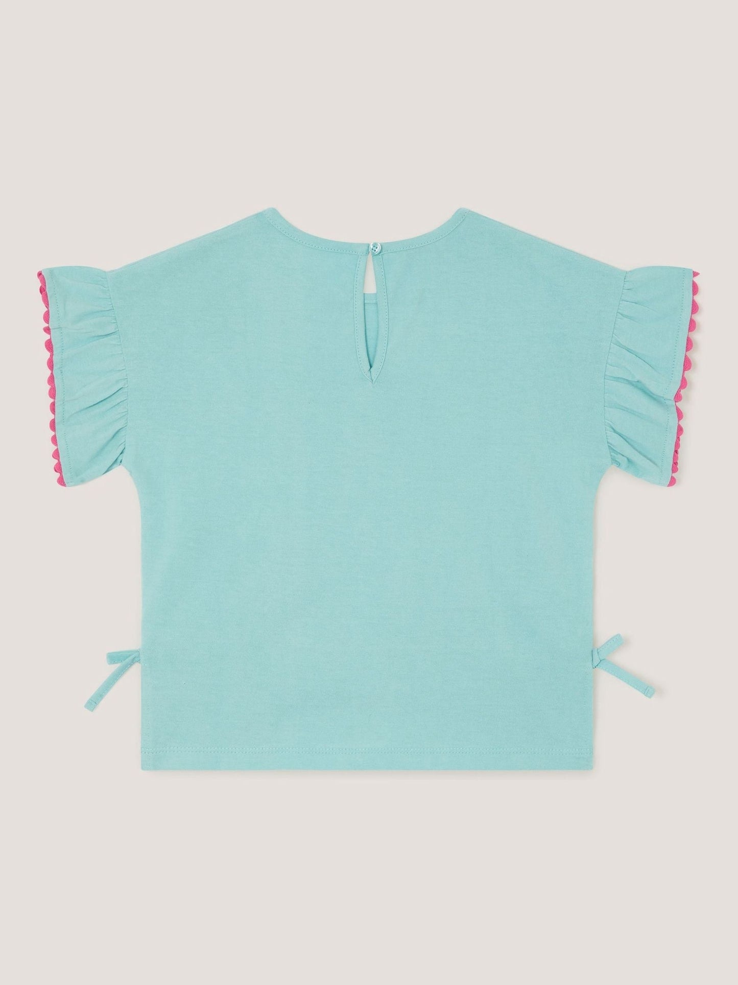 Monsoon Green Tina Tropical Toucan Embellished T-Shirt image 2