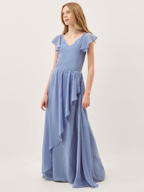 Dsiney Kidz - Monsoon Pale Blue Monsoon Indi Tie-Back Prom Dress image 1