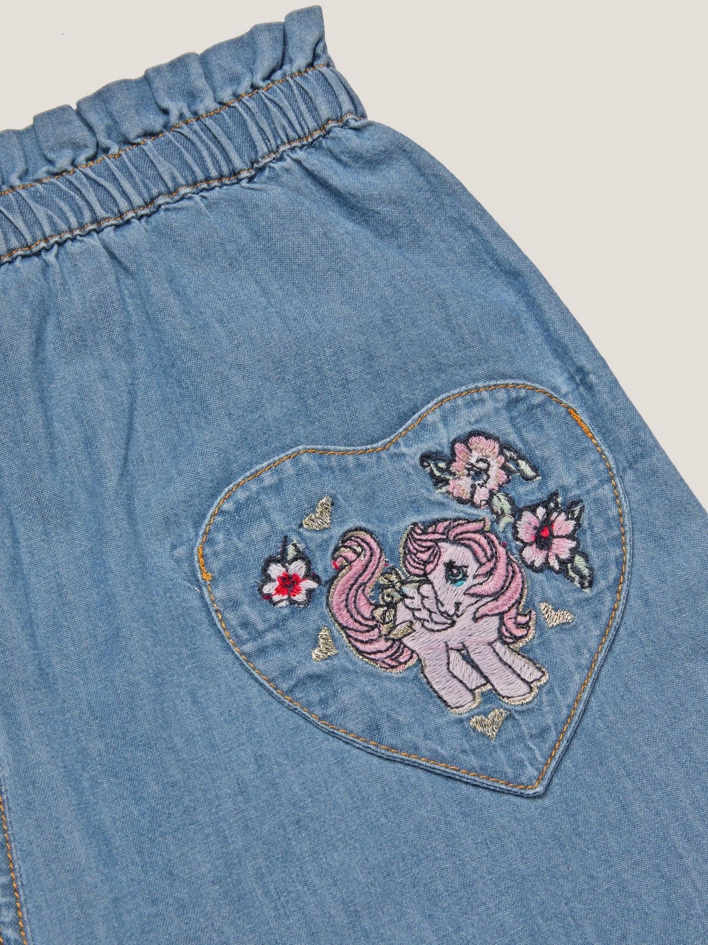 Monsoon Blue My Little Pony Chambray Trousers image 5