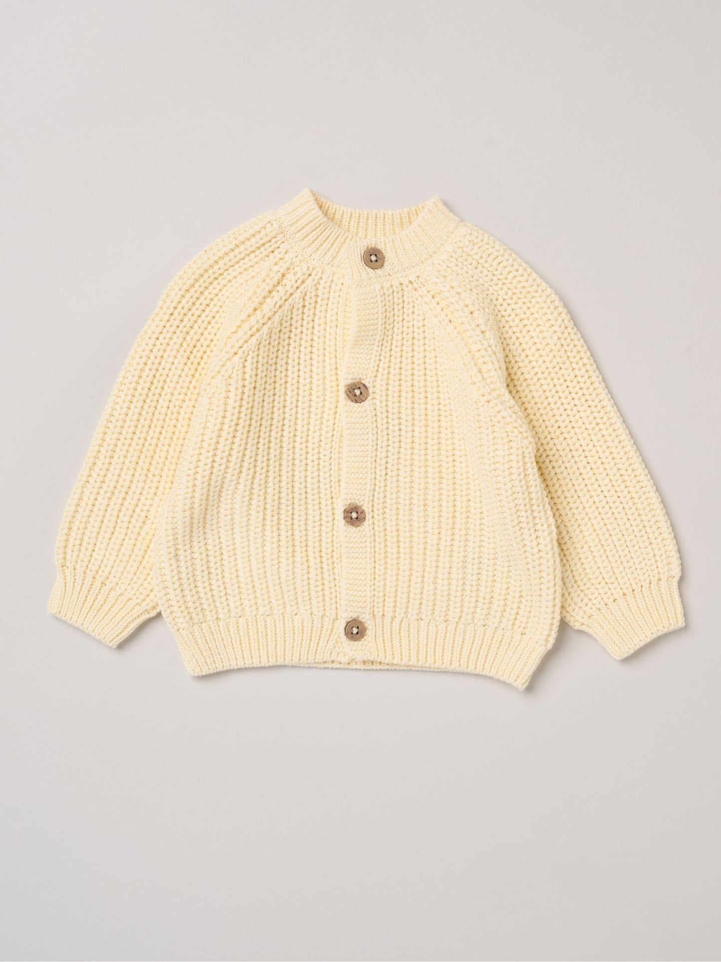 Dsiney Kidz - Rock-A-Bye Baby Boutique Yellow Text Embroidered Knitted Cardigan image 2