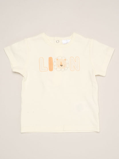 Rock-A-Bye Baby Boutique Brown Dinosaur Print T-Shirt, Shorts And Plush Toy Set Outfit Set image 3