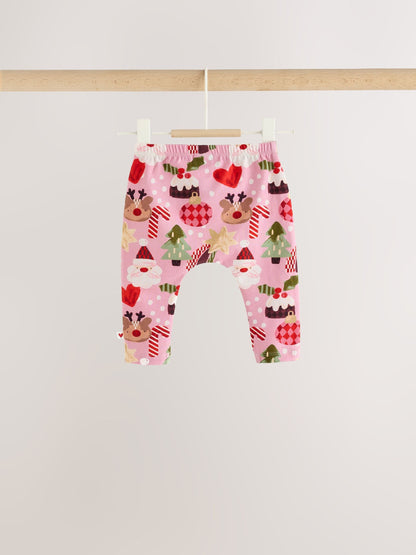 Red Christmas Character Baby Sweat Top And Leggings Set 2 Piece (0mths-2yrs) - image 4
